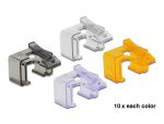 DELOCK Netzwerk RJ45 Reparatur Clip 40 Stück Set 2
