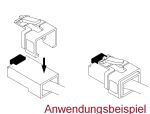 DELOCK Netzwerk RJ45 Reparatur Clip 40 Stück Set 2