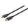 Manhattan 355568 DisplayPort-Kabel 1 m Schwarz