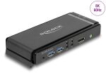 DELOCK DisplayPort 1.4 KVM Switch 8K 60 Hz mit USB 5 Gbps