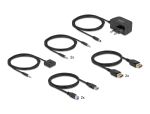 DELOCK DisplayPort 1.4 KVM Switch 8K 60 Hz mit USB 5 Gbps