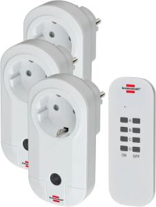 Brennenstuhl Funkschaltset 1000W 3xIP20 Empfänger 1x Sender