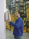 Durable VARIO Dokumentenanzeige-Karussell Wand Porträt A4