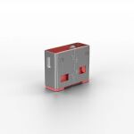 Lindy 40460 Schnittstellenblockierung USB Typ-A Pink Acrylnitril-Butadien-Styrol (ABS) 10 Stück(e)