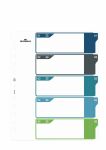 Durable 679327 Tab-Register Leerer Registerindex Polypropylen (PP) Mehrfarbig