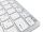 Inca IBK-569BT Tastatur Haus Bluetooth Metallisch, Silber
