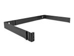 DELOCK 19" Wandhalterung 1 HE faltbar schwarz
