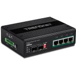 TRENDnet Industrie Switch 4 Port Gbit Unman. L2 PoE Metall
