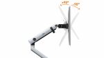 Durable 509623 Flachbildschirm-Tischhalterung 81,3 cm (32") Wand Silber
