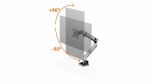 Durable 509623 Flachbildschirm-Tischhalterung 81,3 cm (32") Wand Silber
