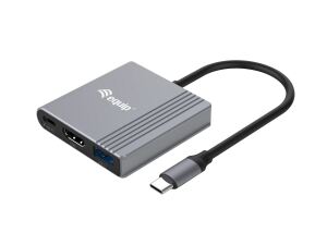Equip 3-in-1-USB-C-zu-HDMI-/USB-A-/USB-PD-Adapter