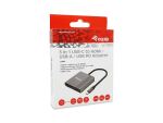 Equip 3-in-1-USB-C-zu-HDMI-/USB-A-/USB-PD-Adapter