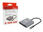 Equip 3-in-1-USB-C-zu-HDMI-/USB-A-/USB-PD-Adapter