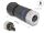 DeLOCK M12 Steckverbinder A-kodiert 8 Pin Buchse zur Montage mit Schraubanschluss