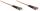 Intellinet Glasfaser LWL-Anschlusskabel, Duplex, Multimode, ST/ST, 50/125 µm, OM2, 2 m, orange