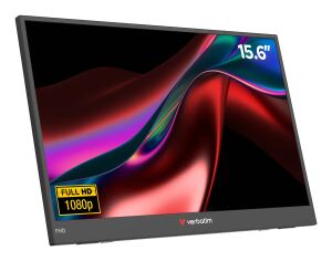 Verbatim Portable 15.6" FHD Monitor LIGHT Tragbarer Monitor Schwarz 39,6 cm (15.6") LCD 1920 x 1080 Pixel