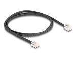 DELOCK Telefonkabel RJ11 Stecker zu RJ11 Stecker schw. 1m