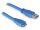 DeLOCK Micro USB 3.0 - 1M USB Kabel USB A 5 Gbit/s Blau