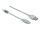 DeLOCK 5m, 2xUSB2.0-A USB Kabel USB 2.0 USB A 0,48 Gbit/s Transparent