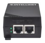 Intellinet Gigabit High-Power PoE+ Injektor, 1 x 30 Watt-Port, IEEE 802.3at/af Power over Ethernet (PoE+/PoE), Kunststoffgehäuse