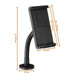 Durable Tought Wall/Table Tablet/UMPC Schwarz