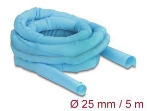 DeLOCK Gewebeschlauch selbstschließend hitzebeständig 5 m x 25 mm blau