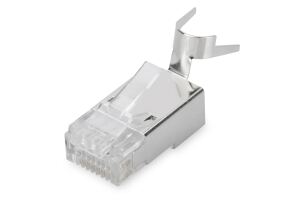 Digitus CAT 6A Modularstecker für Rundkabel, geschirmt, 100 Stk.