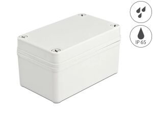 DELOCK Installationsgehäuse IP65 wasserdicht 130x80x70mm gr.
