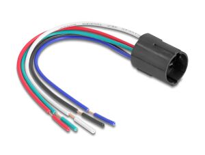 DELOCK Fassung für 16mm 5 Pin Taster oder Schalter
