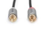 Digitus Audio Adapterkabel, 3.5mm Klinke auf Cinch