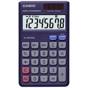 Casio SL-300VERA Taschenrechner Tasche Display-Rechner Violett