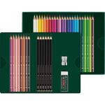 Faber-Castell Polychromos & Pitt Graphite Matt Geschenkset 40-teilig