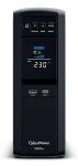 CyberPower CP1600EPFCLCD Line-Interactive USV 1600VA/1000W Reine Sinuswelle, AVR, LCD, USB (HID), DB9, RJ45 Lan Protection, Ausgang (6) Schuko, Expansion Port für opt. Netzwerkkomunikation, USB A+C Ladegerät