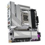 GIGABYTE B650M AORUS ELITE AX ICE Mainboard - AMD Ryzen 9000er-Serie, 12+2+2 Phasen VRM, bis zu 8000 MHz DDR5 (OC), 1xPCIe 5.0 + 1xPCIe 4.0 M.2, 2,5 GbE LAN, WIFI 6E, USB 3.2 Gen 2x2