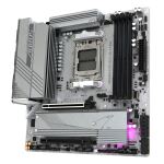 GIGABYTE B650M AORUS ELITE AX ICE Mainboard - AMD Ryzen 9000er-Serie, 12+2+2 Phasen VRM, bis zu 8000 MHz DDR5 (OC), 1xPCIe 5.0 + 1xPCIe 4.0 M.2, 2,5 GbE LAN, WIFI 6E, USB 3.2 Gen 2x2