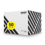 Lindy 47854 Netzwerkkabel Grau 5 m Cat6 S/FTP (S-STP)
