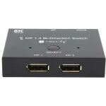 Techly IDATA-DP-2DP-8KT Video-Switch DisplayPort