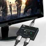 Techly IDATA-DP-2DP-8KT Video-Switch DisplayPort