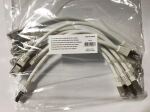 Equip Cat.6A Platinum S/FTP Patchkabel, Weiss, 0.25m, 10pcs/set