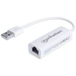 Manhattan USB-A auf Fast Ethernet Adapter, USB 2.0 auf...