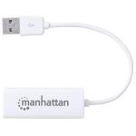 Manhattan USB-A auf Fast Ethernet Adapter, USB 2.0 auf 10/100 Mbit/s Fast Ethernet