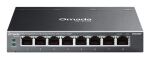 TP-Link Omada ES208GP Netzwerk-Switch Managed L2 Gigabit Ethernet (10/100/1000) Power over Ethernet (PoE) DIN rail Schwarz