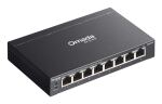 TP-Link Omada ES208GP Netzwerk-Switch Managed L2 Gigabit Ethernet (10/100/1000) Power over Ethernet (PoE) DIN rail Schwarz