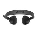 Lenovo Wireless VoIP Headset Kopfhörer Kabellos Kopfband Büro/Callcenter Bluetooth Schwarz