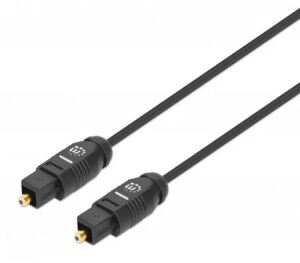 Manhattan 356091 InfiniBand/Glasfaserkabel 5 m Toslink Schwarz