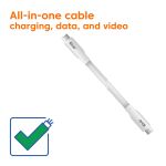 CLUB3D USB C kabel Weiß