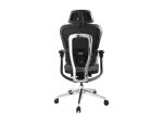 Equip Ergonomischer Premium-Bürostuhl mit Kopfstütze und Armlehnen, Blau-Schwarz