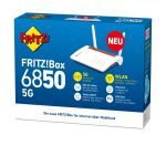 Box FRITZ! 6850 5G WLAN-Router Gigabit Ethernet Dual-Band (2,4 GHz/5 GHz) Schwarz, Rot, Weiß