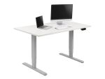 Equip ERGO Elektrisches-Sitz-Steh-Tischgestell, Doppelmotor, grau
