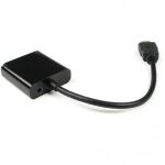 Techly IDATA-HDMI-VGA2A Videokabel-Adapter 0,15 m VGA+3.5mm Schwarz